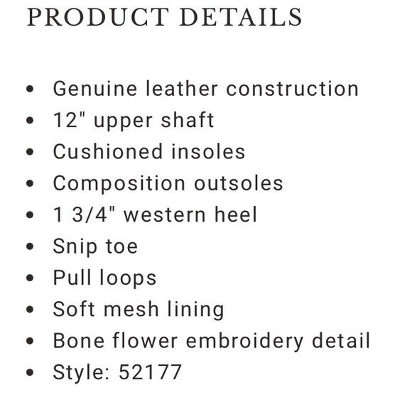 LAREDO WOMEN'S JASMINE WESTERN BOOTS - SNIP TOE size 7 1/2 - Picture 8 of 8